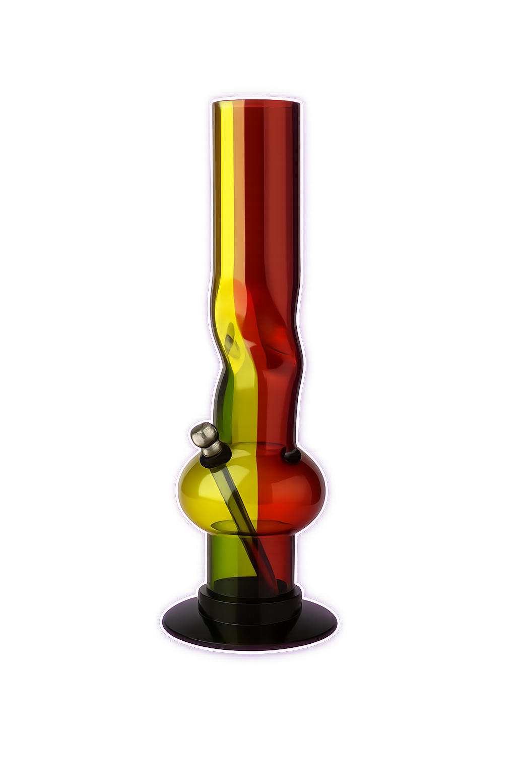 Bang Acry Twist Rasta – 32 cm (Champ High, système Ice, carburateur)