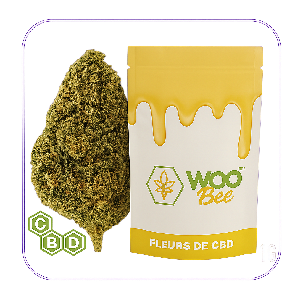 Jack Herer CBD Greenhouse – Fleurs de CBD multi-grammages (Woobee, <0,3% THC)