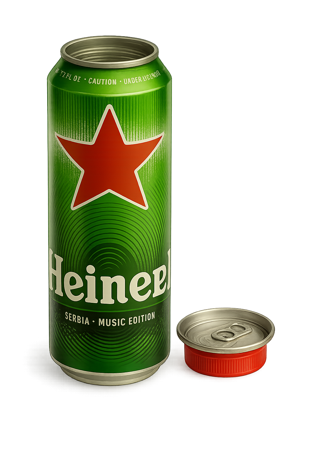 Boîte Cachette Canette Heineken – 16,5 cm (aluminium, cachette hermétique à visser)