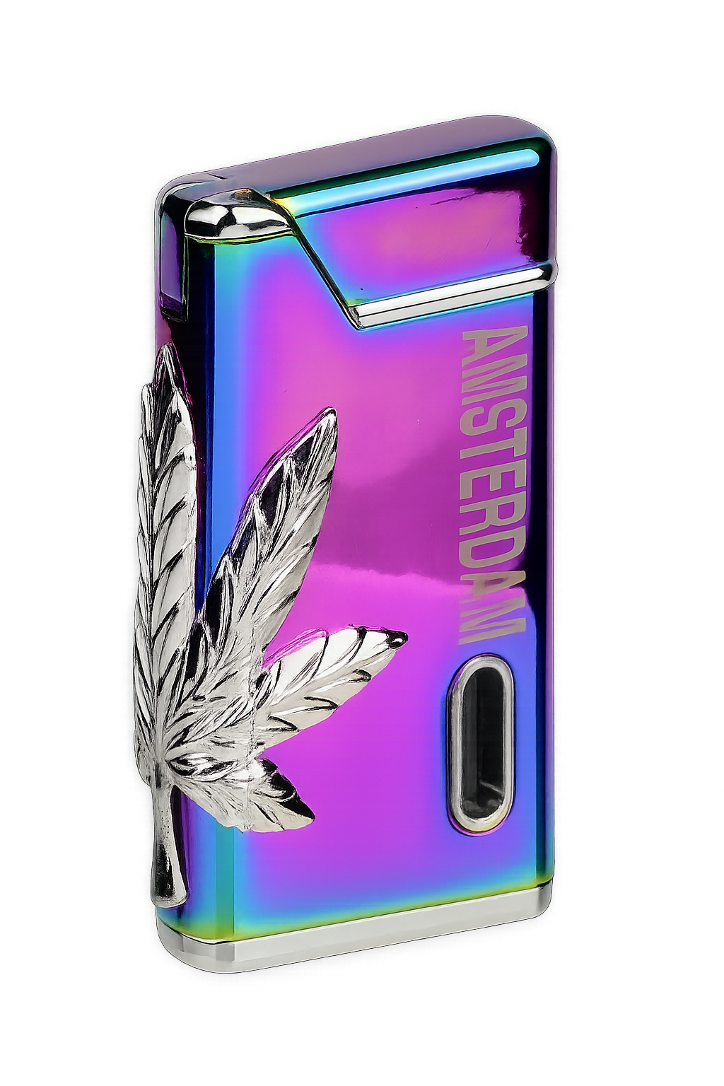 Briquet Belflam Amsterdam Rainbow Leaf – Feuille multicolore édition Amsterdam