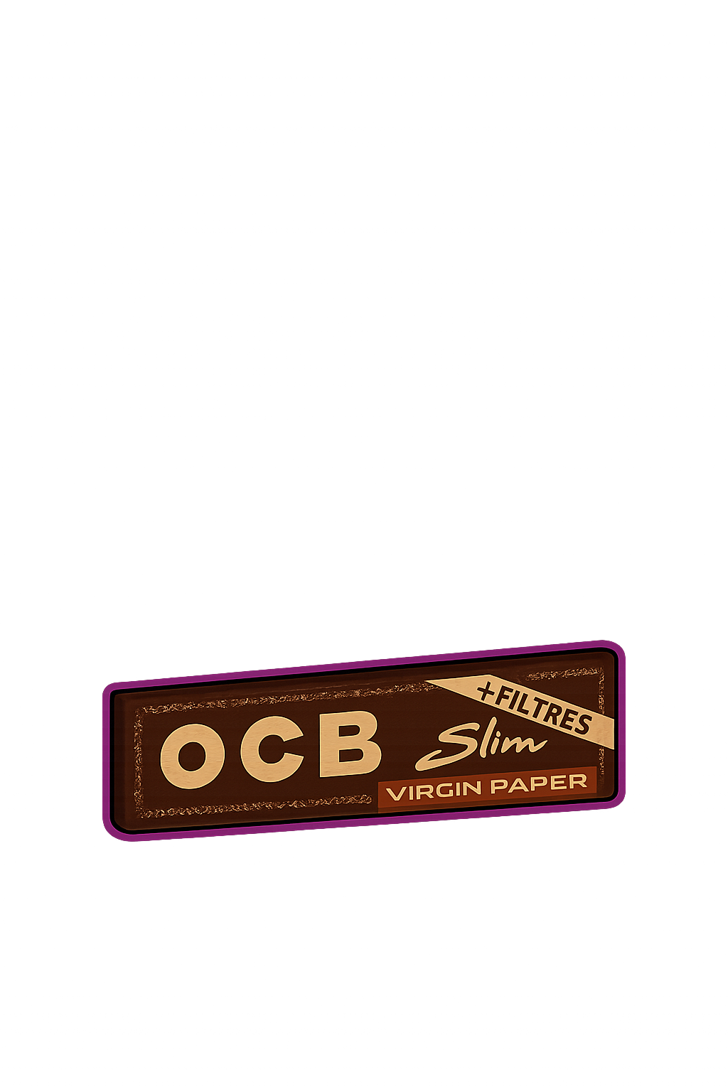 OCB Virgin Slim + Tips Long – 1 carnet King Size Slim XL (32 feuilles + 32 tips)