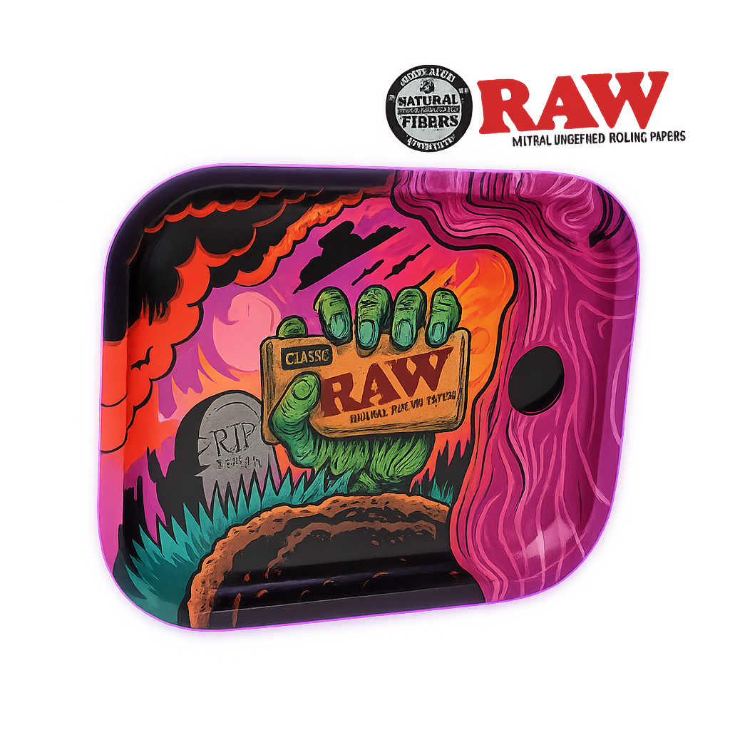 RAW Zombie – Plateau métal grand format édition RAW zombie