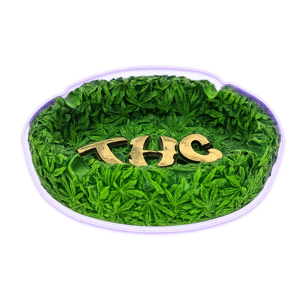 Cendrier Leaf THC – Résine classique (12,5 x 3 cm)