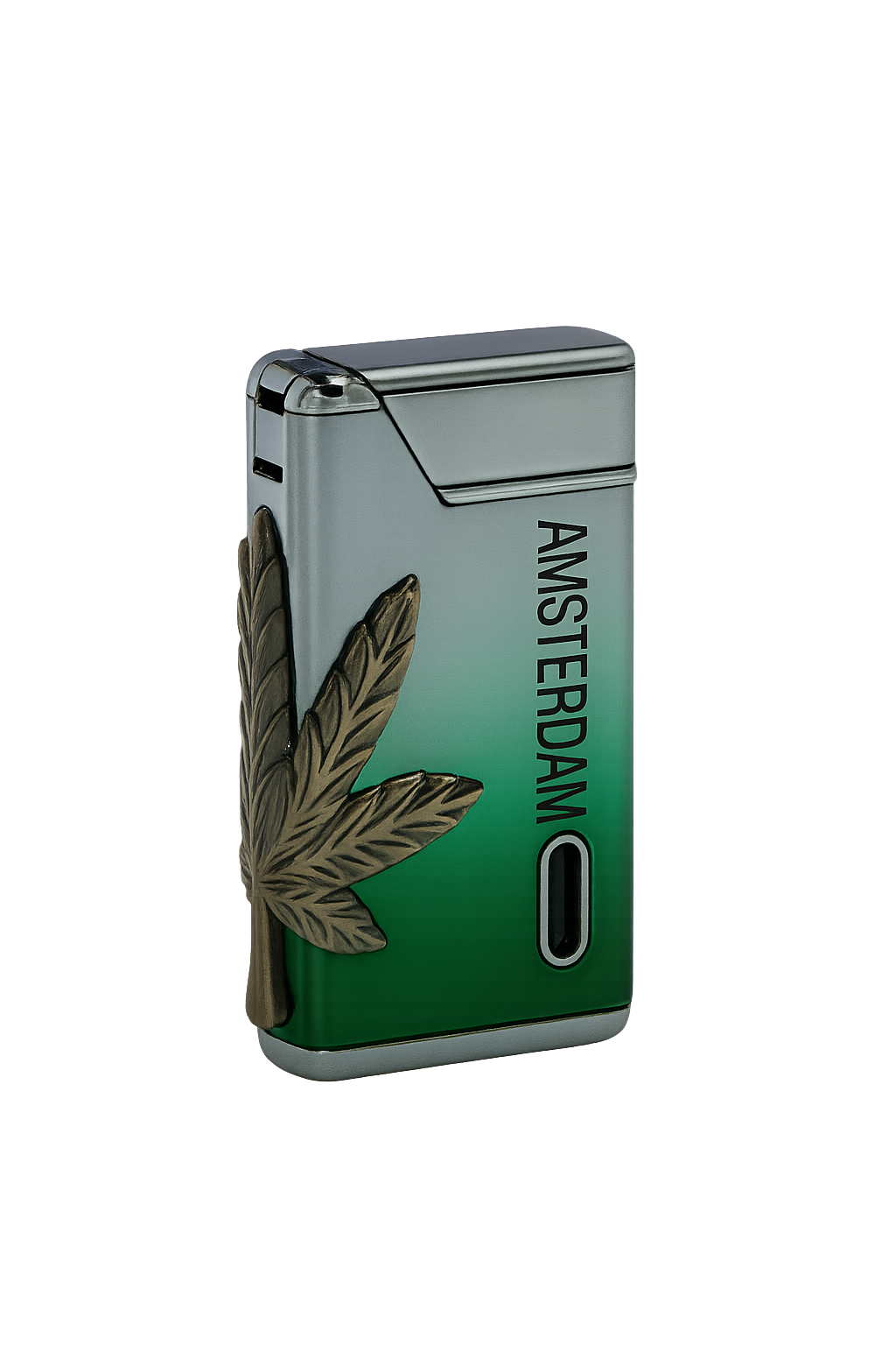 Briquet Belflam Green Leaf – Design feuille verte