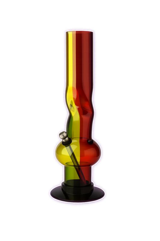 Bang Acry Twist Rasta – 32 cm (Champ High, système Ice, carburateur)