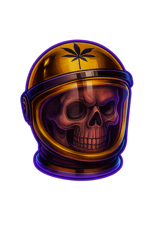 Grinder Skull Helmet – Ragga 55 mm métal & PVC (4 parties, tamis intégré)