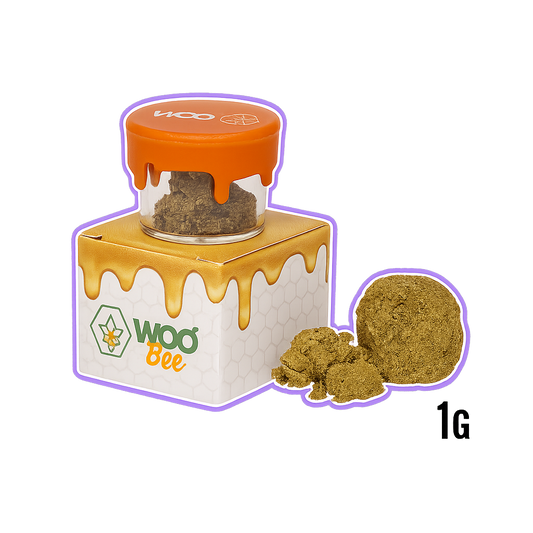 Résine CBD Ketama Royal Gold – Multi-grammages (Woobee, 41,32% CBD, texture crémeuse)