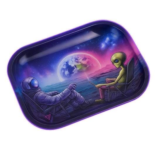 Blunt Orbit – Plateau métal compact Alien VS Astronaute (V Syndicate)