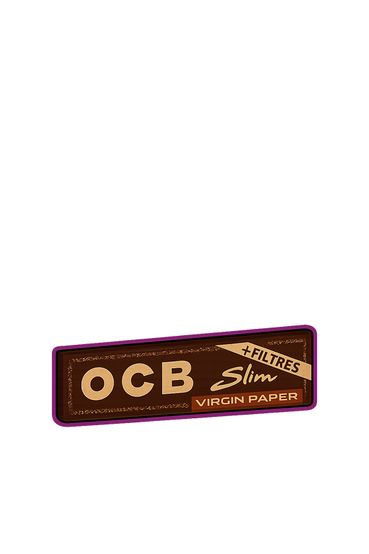 OCB Virgin Slim + Tips Long – 1 carnet King Size Slim XL (32 feuilles + 32 tips)