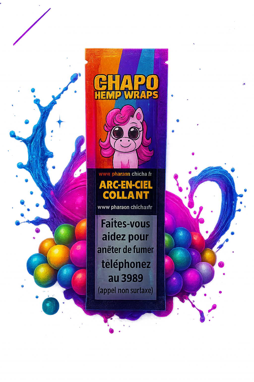 Blunt Chapo Elya Bubble Gum – Sachet de 2 blunts (sans tabac, aromatisé)