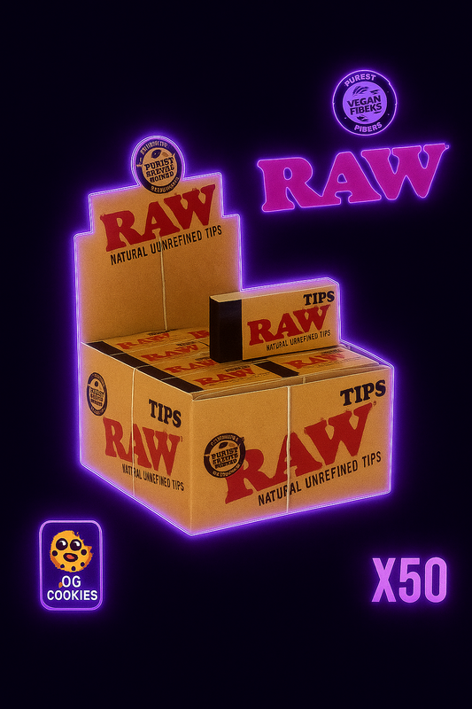 Filtres RAW – Display 50 carnets (carton non blanchi, non perforés)