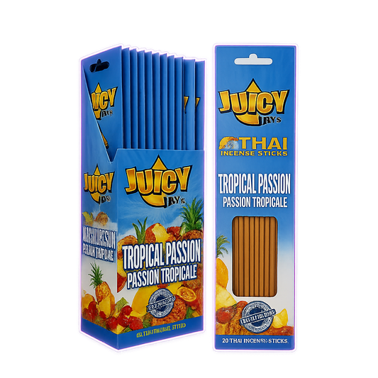 Encens Juicy Jay's Passion Tropicale – Display 12 boîtes (bâtonnets fruités)